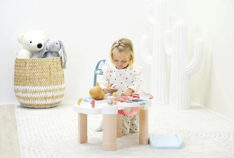 Stabilne i bezpieczne wykonanie w pastelowych kolorach