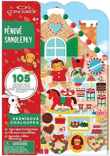 Piankowe naklejki CONCORDE chatka z piernika