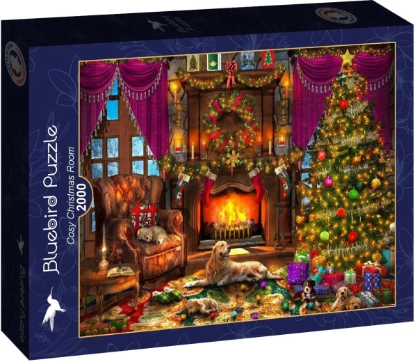 Puzzle Bluebird „Przytulny świąteczny pokój” 2000 elementów