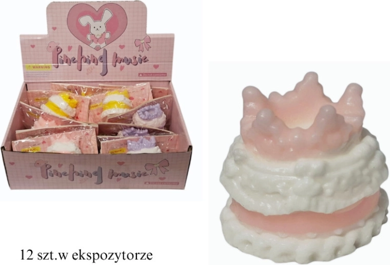 Sensoryczny gniotek w kształcie tortu