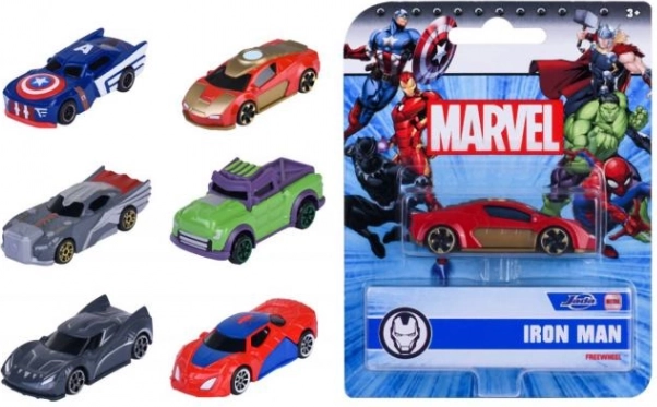 Marvel metalowy samochodzik 1:64, 7 cm – 6 rodzajów