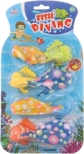 Nurkowe rybki do wody – zestaw 4 szt.