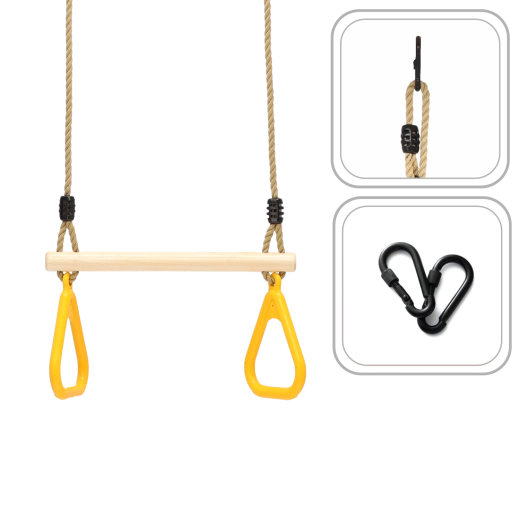 Trójkątne uchwyty dla bezpiecznej zabawy