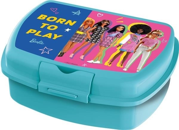 Pudełko śniadaniowe Barbie turkusowe