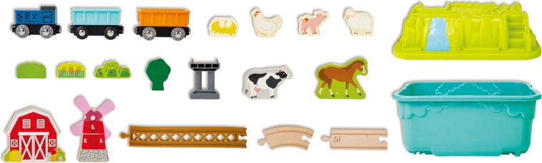 Kompletna farma z 40 elementami