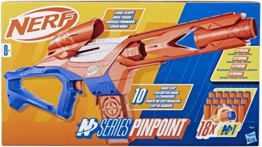 Nerf N Series Pinpoint – precyzyjny blaster z magazynkiem i celownikiem