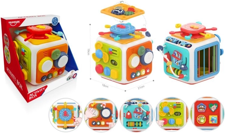 Multisensoryczna edukacyjna kostka dla dzieci