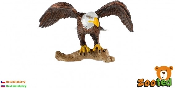 Plastowa figurka bielika amerykańskiego 8 cm