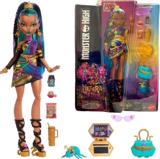 Monster High Nefera De Nile lalka 28 cm z akcesoriami