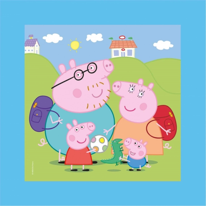 Puzzle z ramką ŚWINKA PEPPA 60 elementów