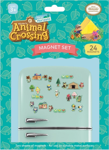 Zestaw magnesów Animal Crossing, 21 szt.