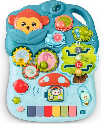 Interaktywny panel edukacyjny z pianinkiem