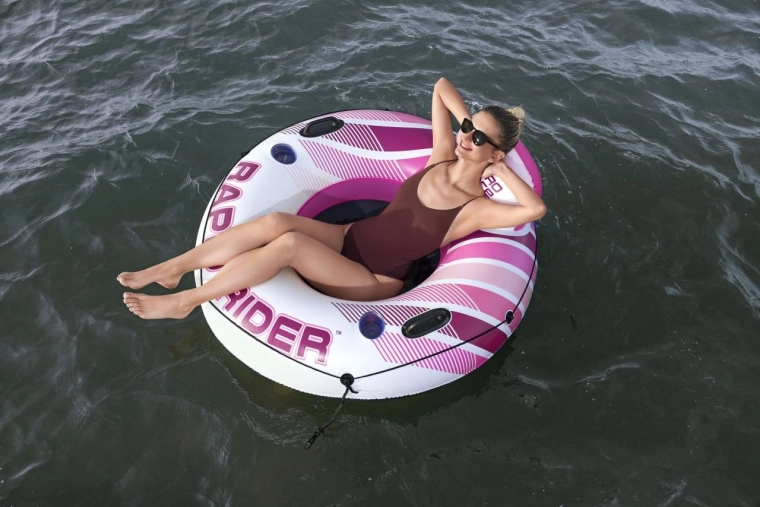 Nadmuchiwana obręcz HYDRO-FORCE RAPID RIDER różowa 135 cm