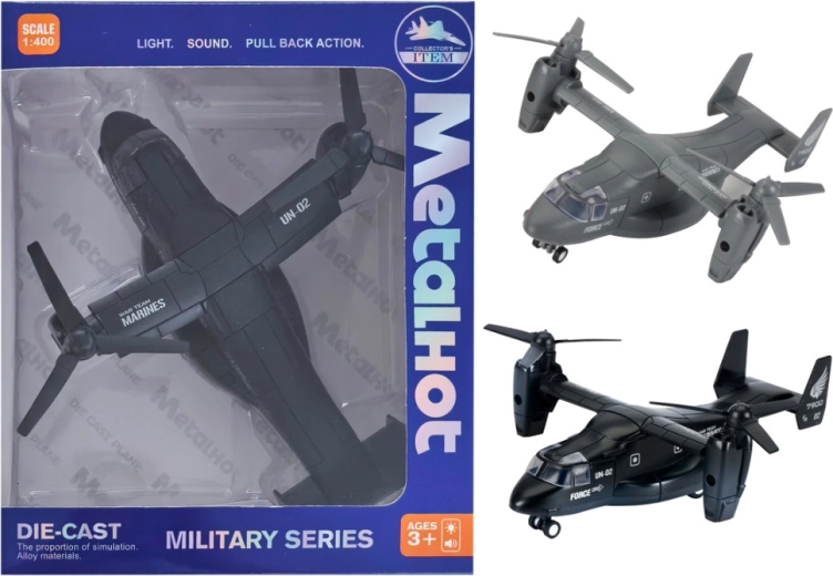Model wojskowego samolotu V-22 Osprey 1:400