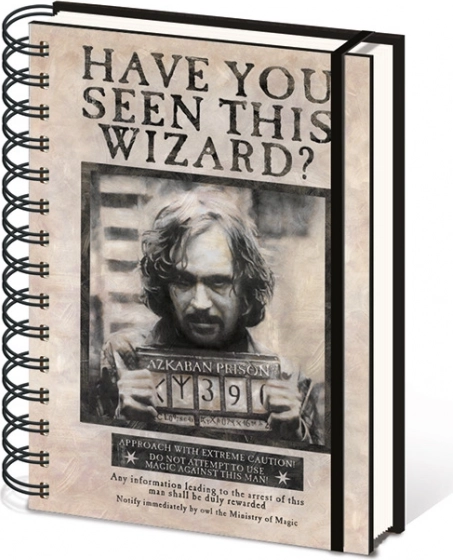 Notatnik w kratkę A5 – HARRY POTTER (Sirius)