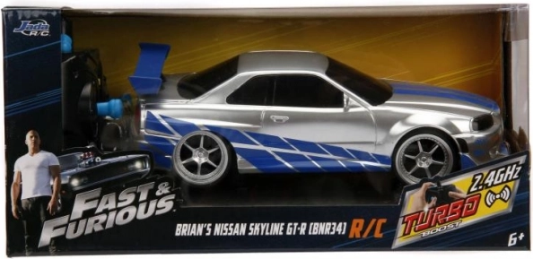 Szybcy i wściekli RC auto Nissan Skyline GT‑R 1:24