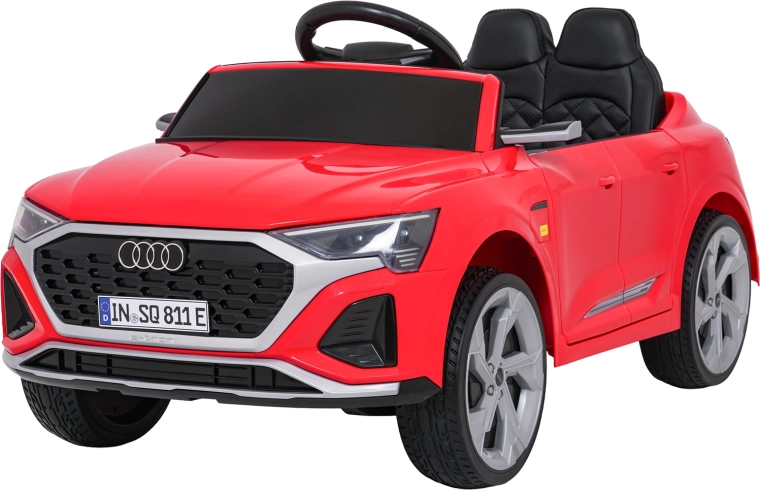Dziecięcy samochód elektryczny Audi SQ8 czerwony z pilotem zdalnego sterowania