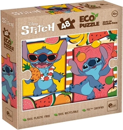Lisciani dwustronne eko puzzle Stitch 48 elementów