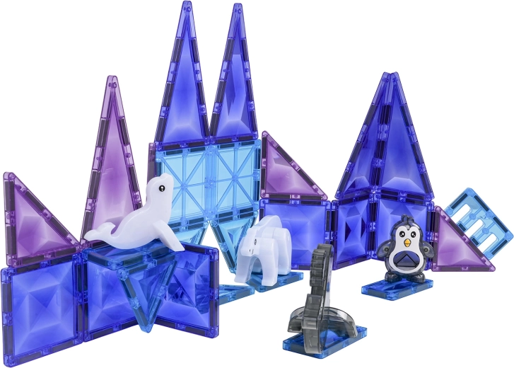 Kreatywne budowanie w lodowych barwach