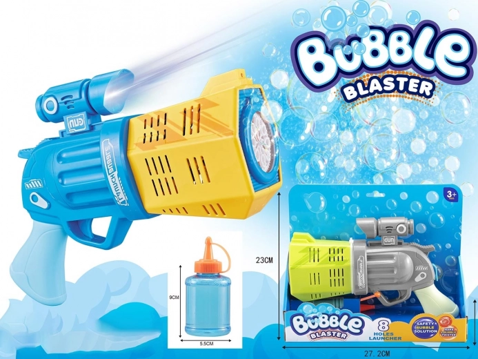 Pistolet do baniek mydlanych na baterie