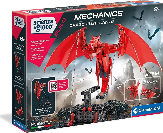 CLEMENTONI Science&Play Laboratorium mechaniki 3 w 1 Lewitujący smok