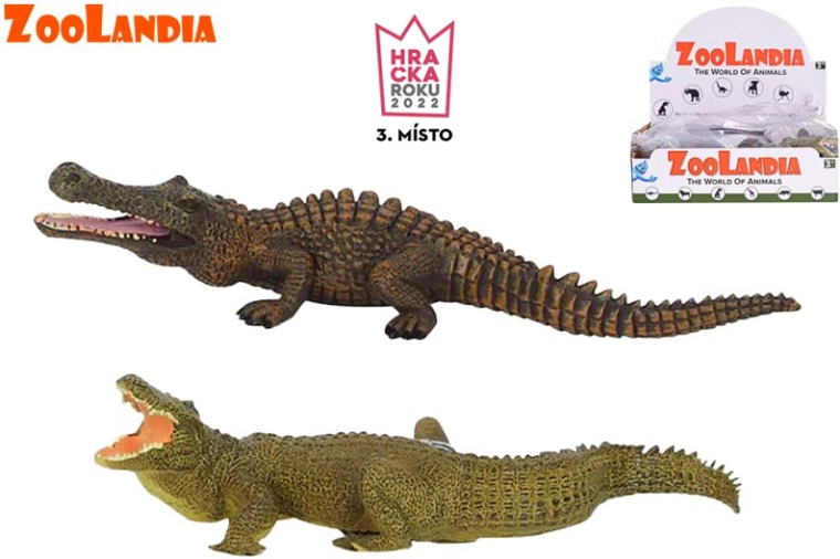 Zoolandia figurka krokodyla 21–23 cm