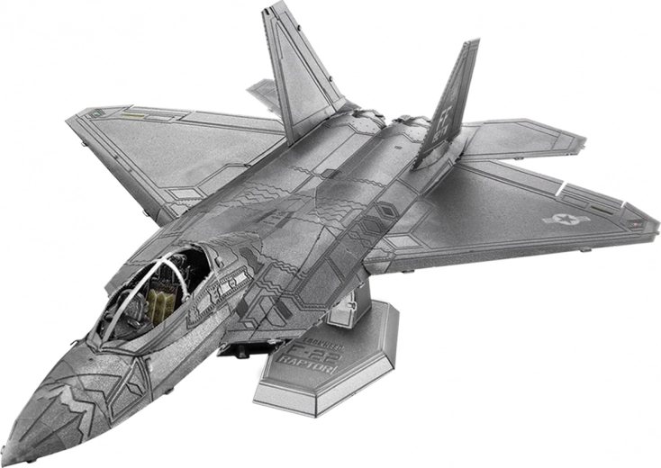 Metalowa układanka 3D F-22 Raptor