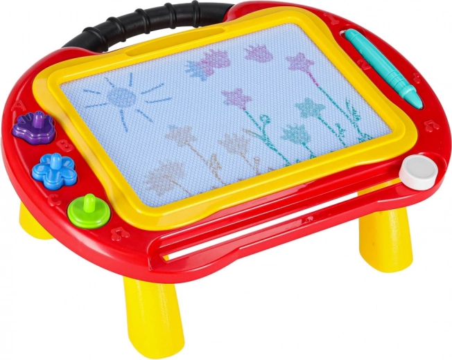 2w1: stabilny stolik i przenośna tablica