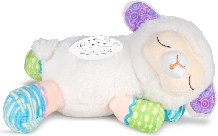 Maskot do zasypiania owieczka z detekcją płaczu i sztuczną inteligencją