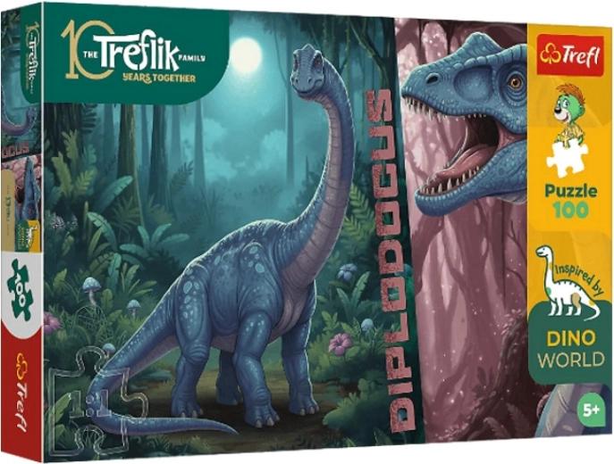 InspiredByDinoWorld Diplodocus puzzle 100 elementów