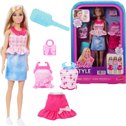 Mattel Barbie Style – modna lalka z zestawem ubranek i akcesoriów