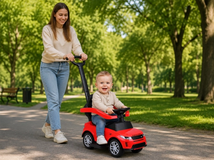 Jeździk i pchacz 2w1 na różne etapy rozwoju
