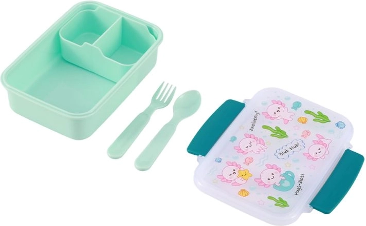 i-Total lunchbox / pojemnik na przekąski axolotl