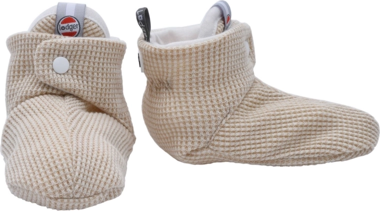 Lodger bawełniane buciki niemowlęce Ciumbelle ivory 6–12 miesięcy