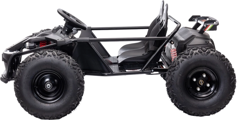 Elektryczny samochód dziecięcy buggy czarny XXL