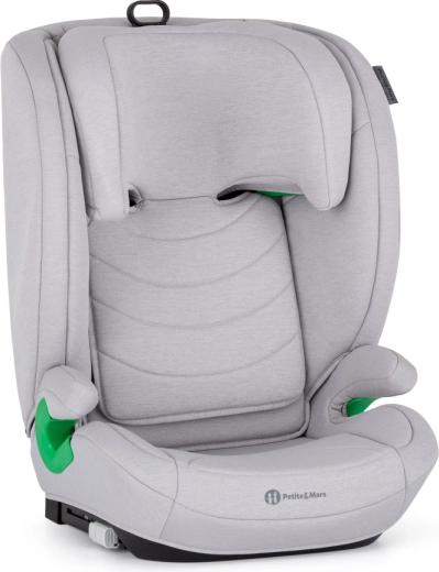 Petite&Mars fotelik samochodowy Astor Pro i-Size gentle grey 100–150 cm