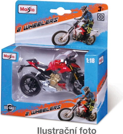 Metalowy model motocykla Maisto Wheelers 1:18