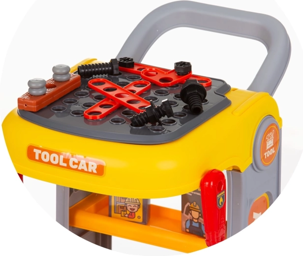 Blat roboczy i zorganizowana przestrzeń do przechowywania