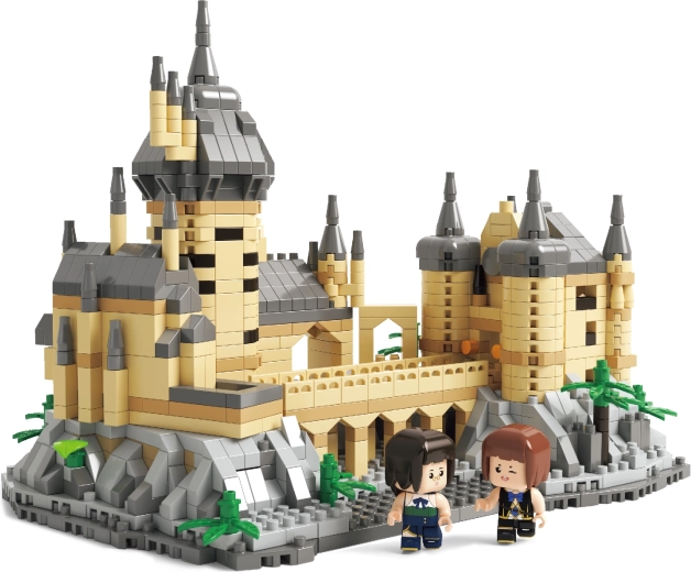 Szczegółowy model magicznego zamku
