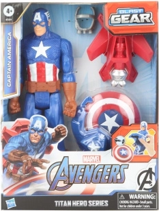 Avengers Figurka Captain America z akcesoriami Power FX