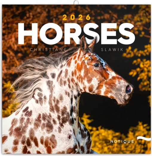 Kalendarz notatnikowy Konie Christiane Slawik 2026