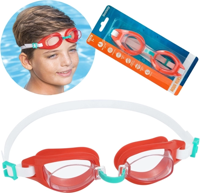 Dziecięce okulary pływackie Bestway Aqua Burst – Czerwony