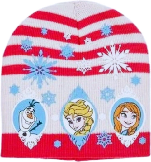 Kremowa czapka Frozen