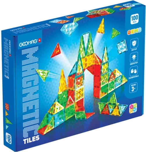 Geomag Gems 100 magnetycznych płytek