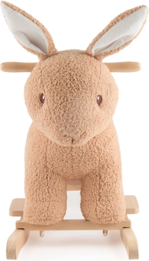 Miękki pokrowiec bouclé dla komfortowego i przytulnego bujania