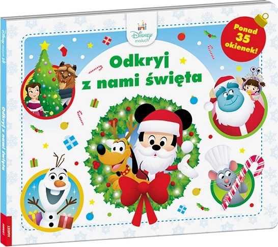 Disney Maluch: Odkrywaj z nami Boże Narodzenie – książka z okienkami dla najmłodszych