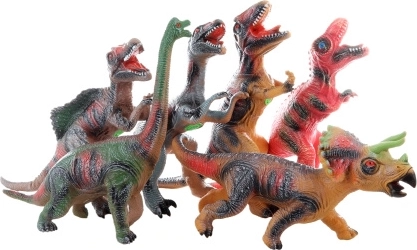 Gumowy dinozaur z dźwiękami