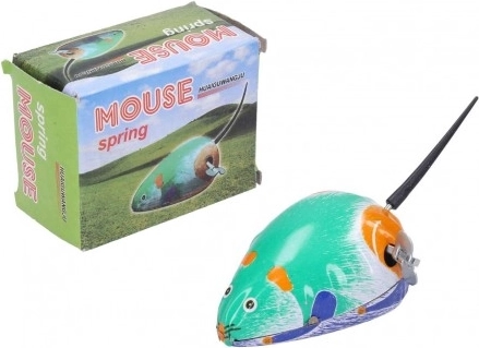 Metalowa myszka na klucz