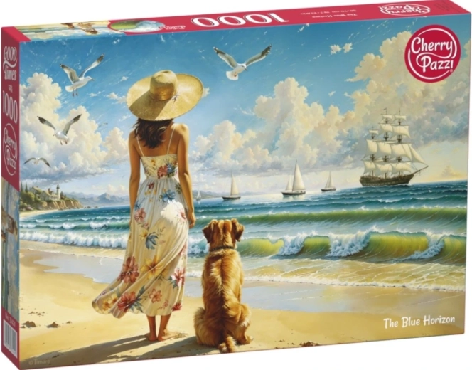Puzzle Cherry Pazzi Niebieski horyzont 1000 elementów