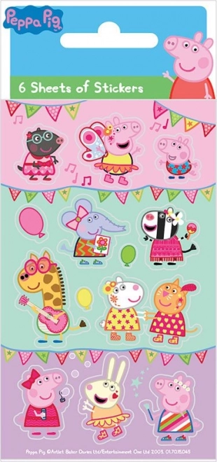 Naklejki Świnka Peppa – karnawał